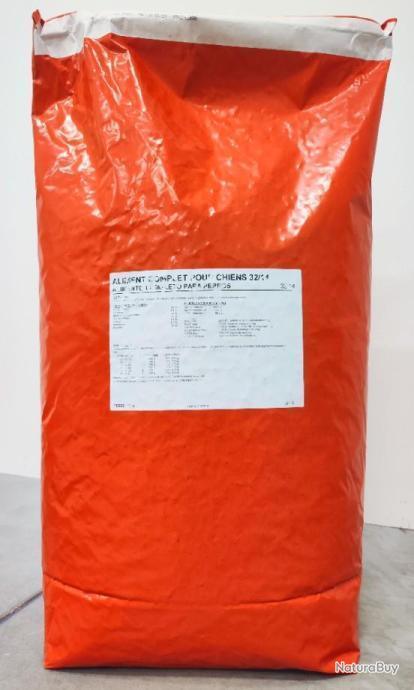 Croc Rouge 20kg 34/14 - Croquettes Ultra Performance pour Chien Sportif - EkiDog