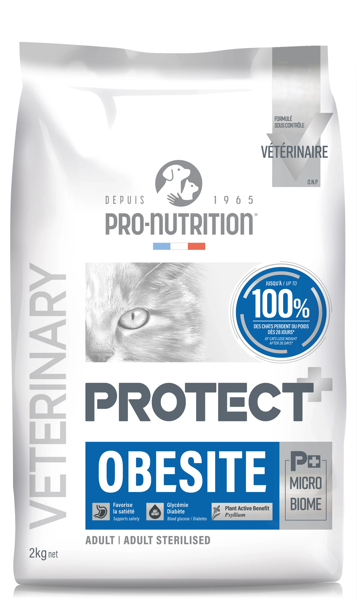 Croquettes Pro Nutrition Protect Chat Obésité - Contrôle Poids - EkiDog