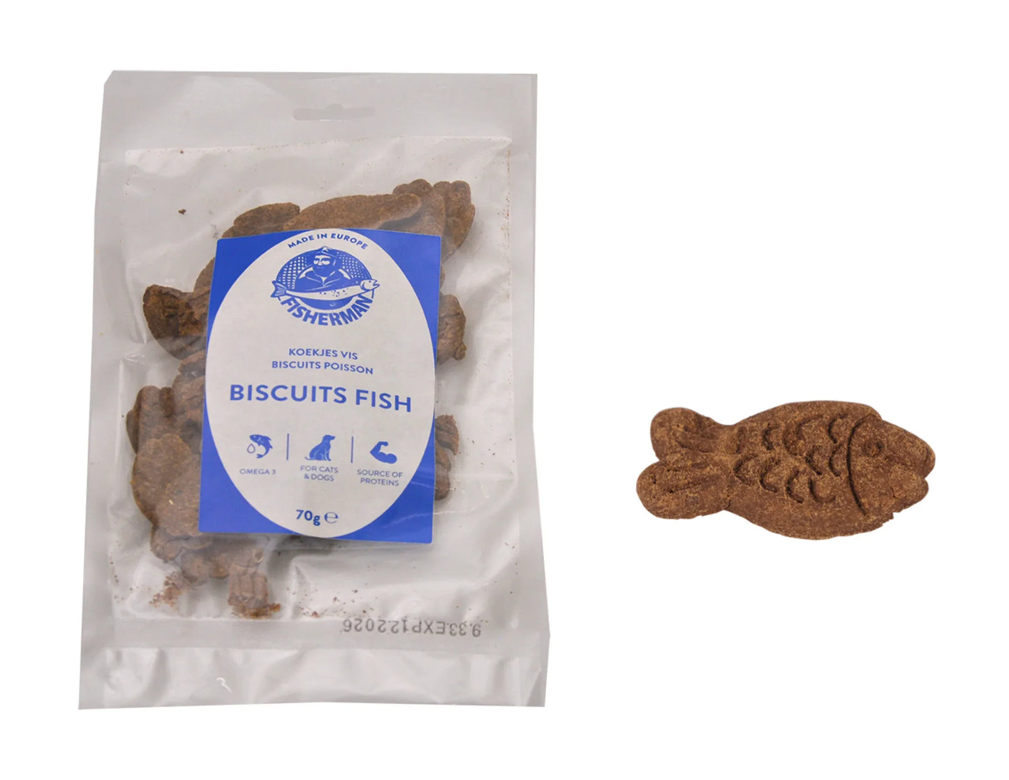 Biscuits poisson – 70 g - EkiDog