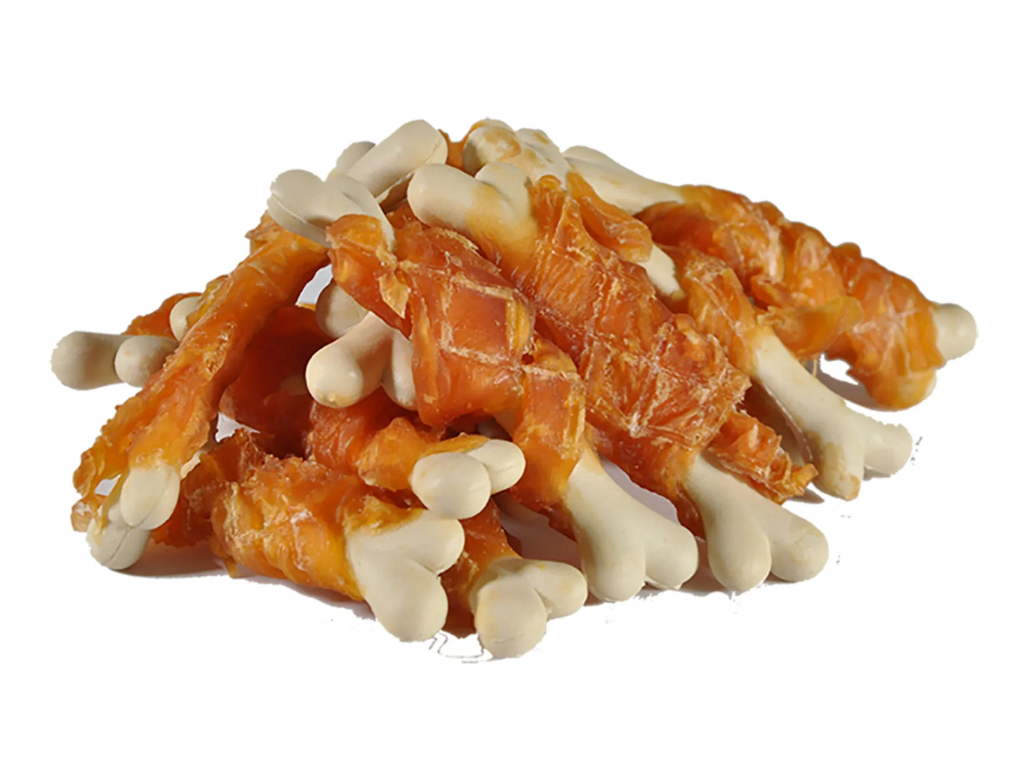 Butcher BBQ Chicken Wrapped Calcium Bones Mini – 70 g - EkiDog
