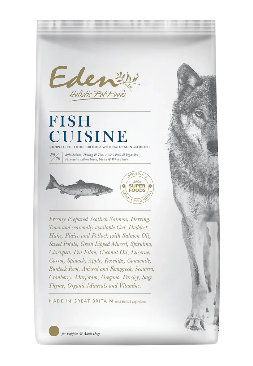Croquettes Eden Grain Free 80/20 Fish 12kg - Chien Sensible Sans Céréales - EkiDog