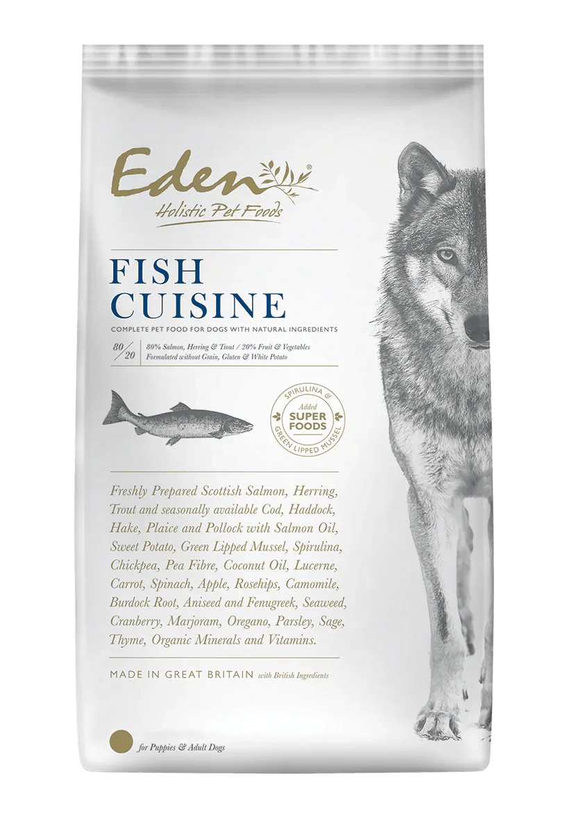 Croquettes Eden Grain Free 80/20 Fish 12kg - Chien Sensible Sans Céréales - EkiDog