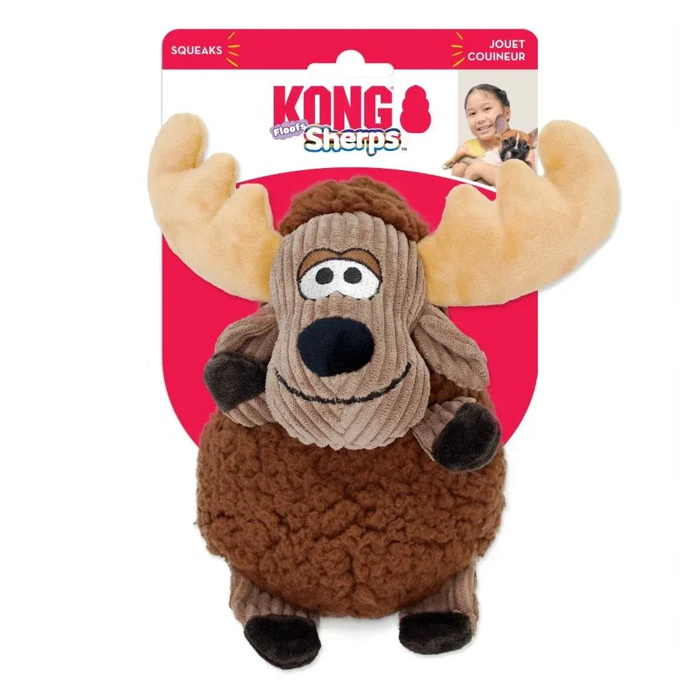 KONG Sherps Floofs Renne – Jouet peluche pour chien - EkiDog