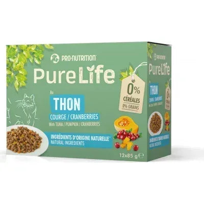 Pâtée Pure Life Chat Wet Thon – Alimentation Humide - EkiDog