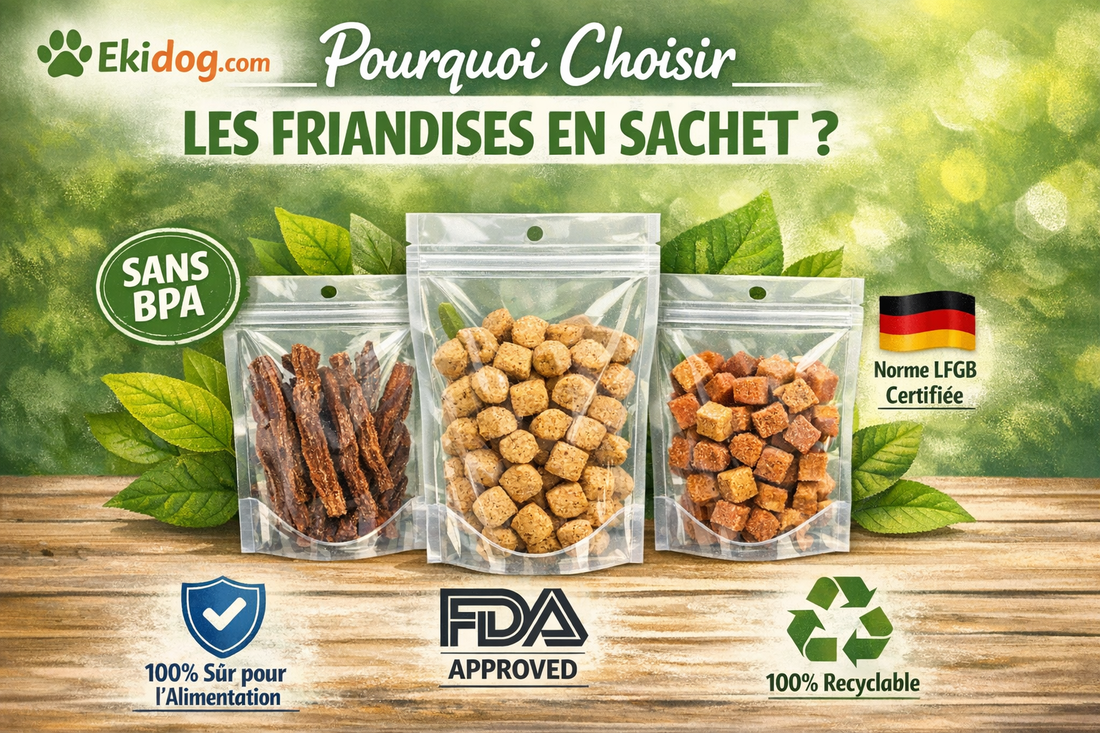 Pourquoi nous avons choisi des sachets premium pour nos friandises naturelles