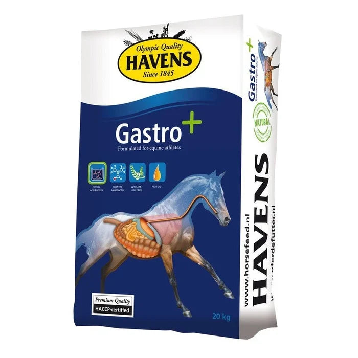Sac d'aliment Havens Gastro+ pour chevaux à l'estomac sensible