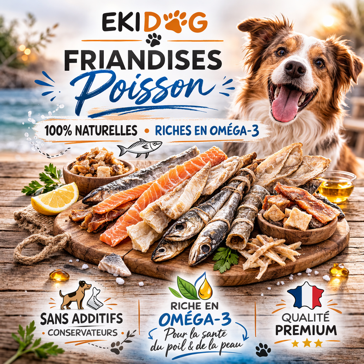 Friandises Poisson - Friandises Naturelles pour Chien