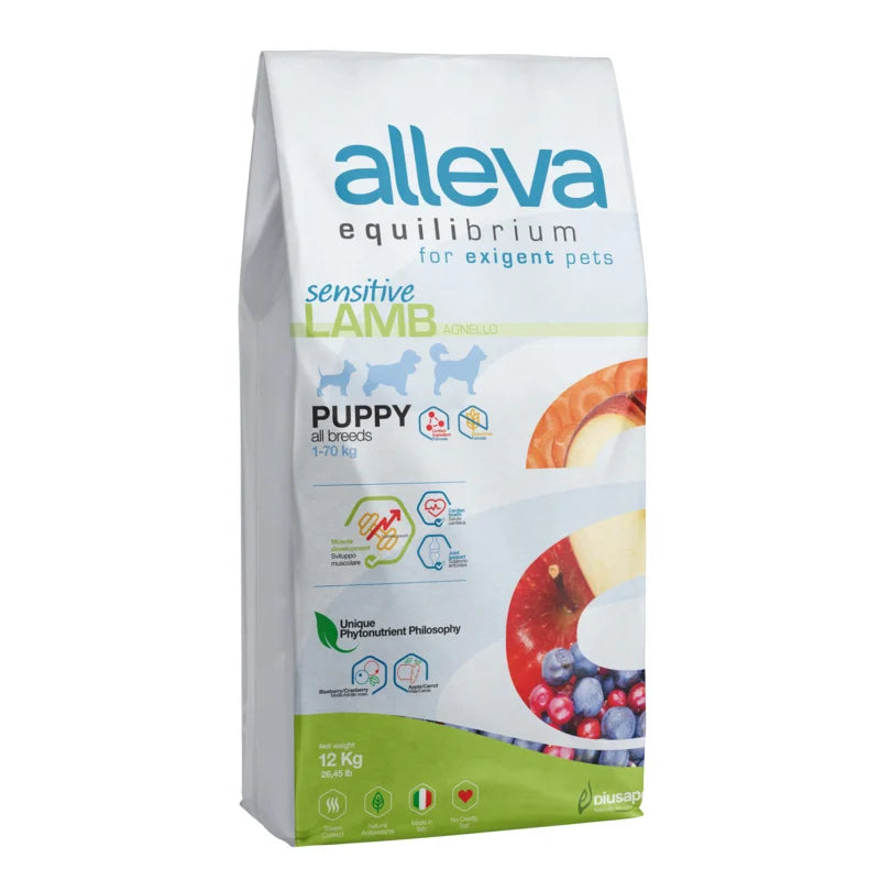 Alleva Equilibrium Chien Puppy Agneau – 12 kg