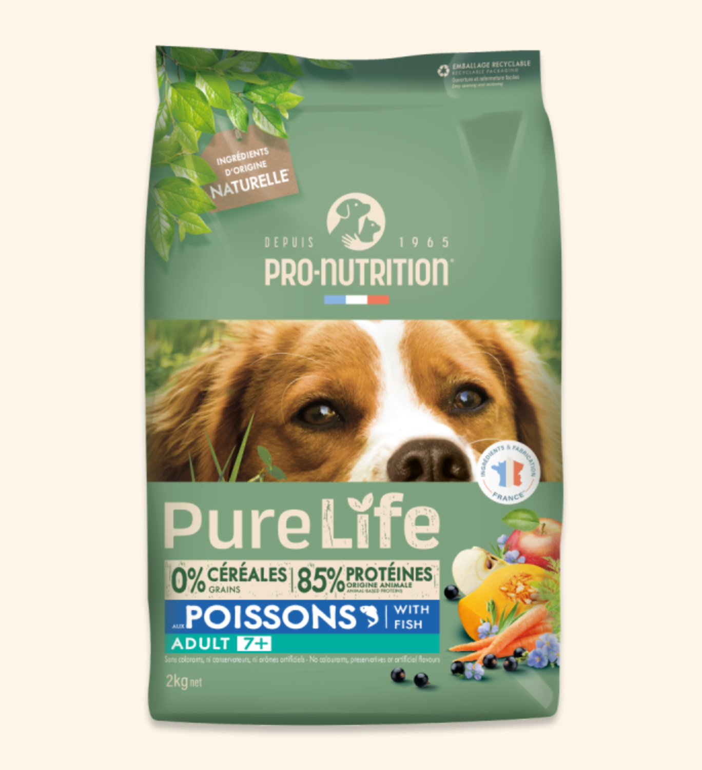 PURE LIFE CHIEN 7+ ADULT 2KG