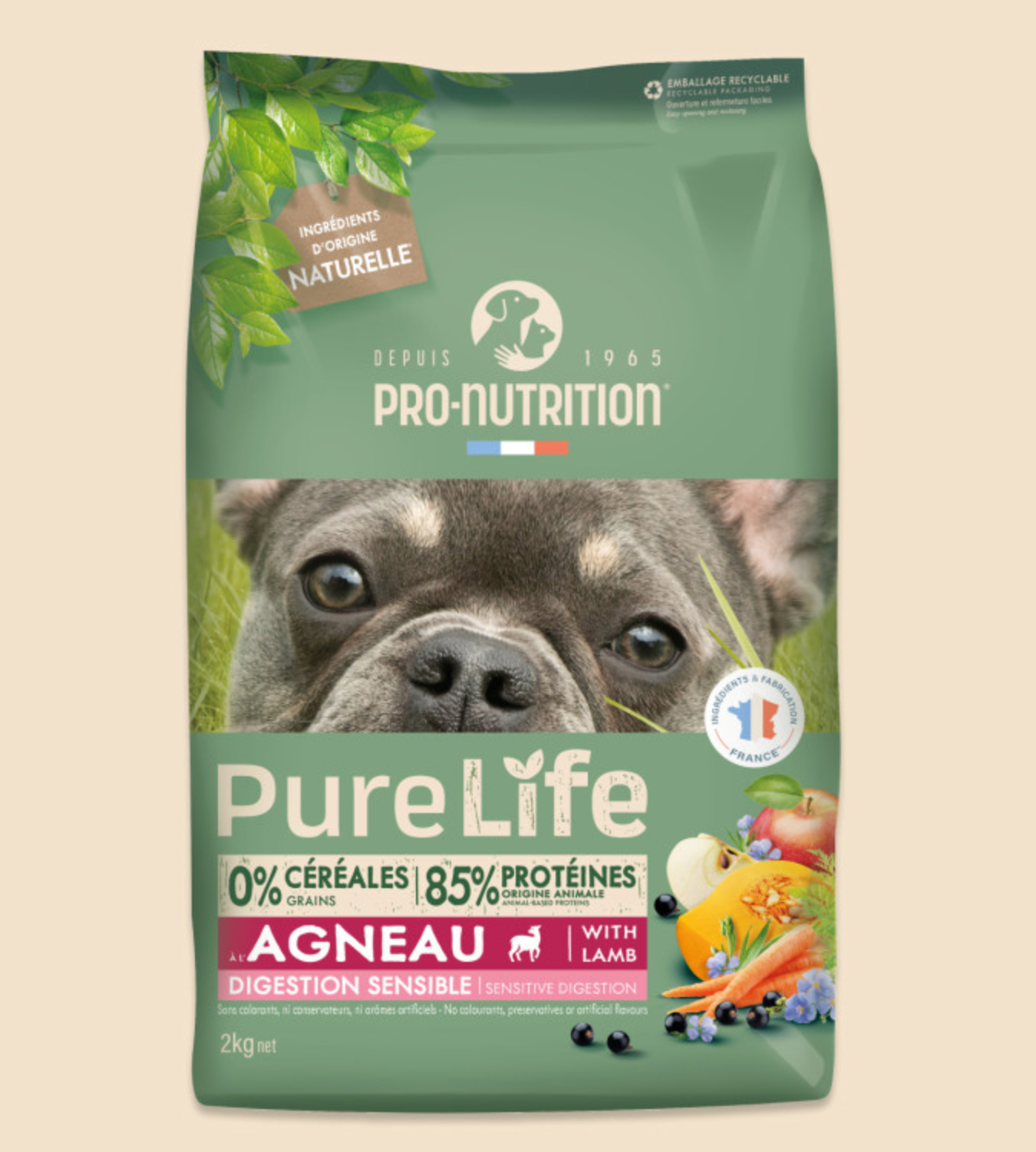 PURE LIFE CHIEN SENSIBLE AGNEAU 11KG