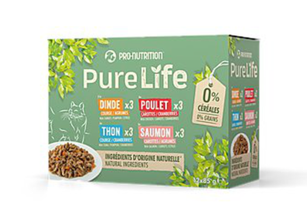 PURE LIFE CHAT WET MULTI 12x85g