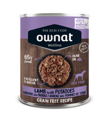 OWNAT Wetline Agneau et Pommes de Terre – Alimentation humide pour chien