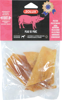 Peau de Porc 200g - Friandise Naturelle pour Chien
