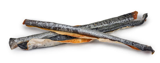 Peau de saumon avec viande 50-60cm Friandises Chiens