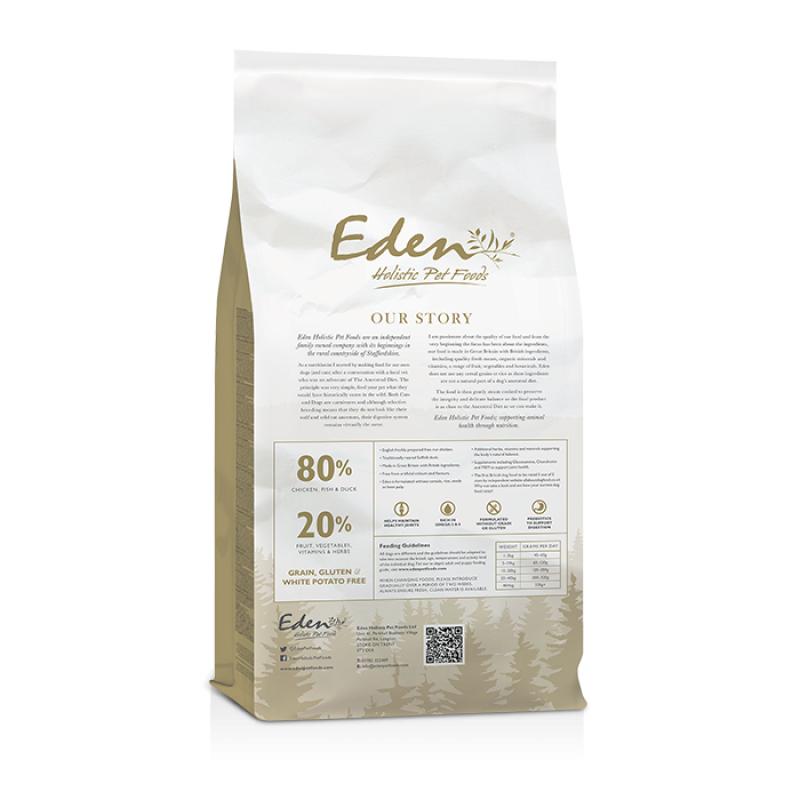 Croquettes Eden 80/20 Original Cuisine Sans Céréales - vue 3 - EkiDog