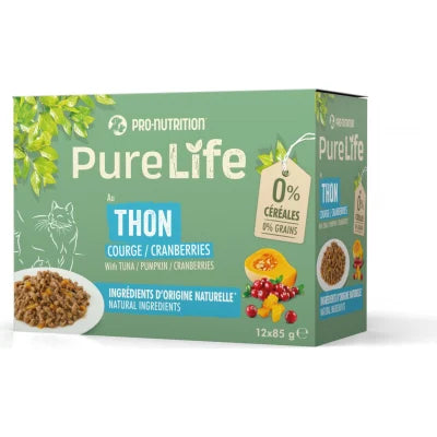 PURE LIFE CHAT WET THON 12x85g