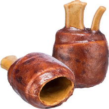 Jarret de porc au poulet pour chien – Friandise à mâcher (2 pièces)