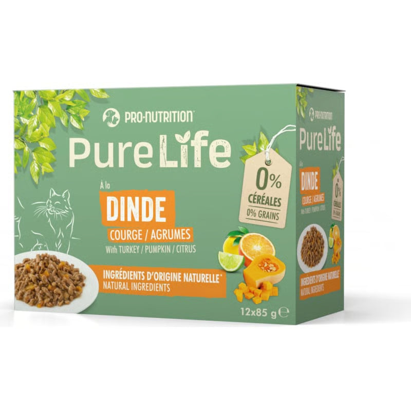 Pâtée Pure Life Chat Wet Dinde – Alimentation Humide