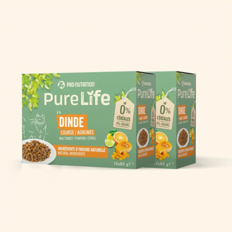 PURE LIFE CHAT WET DINDE 12x85g