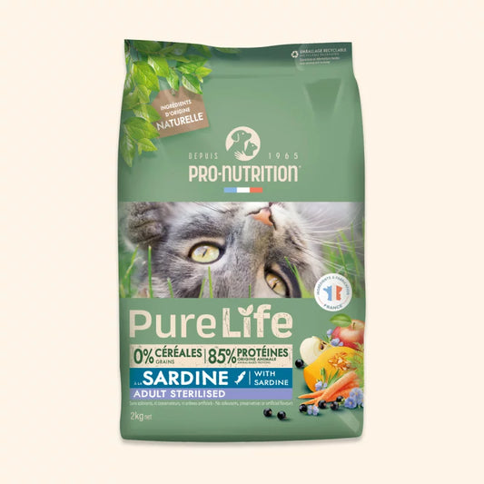 PURE LIFE CHAT STER SARDINE 8KG